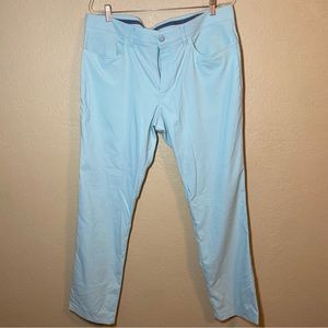 Bonobos Mint Green Slim Fit Golf Pants Size 38x32